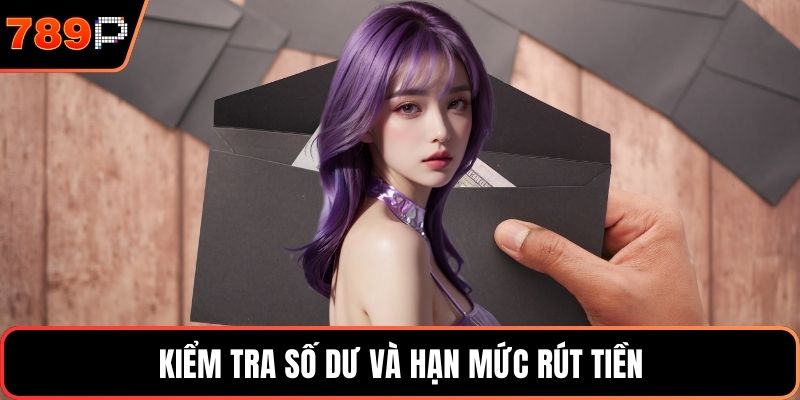 Kiểm tra số dư và hạn mức rút tiền